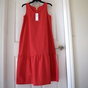 Eileen Fisher Women’s Scoop Neck Organic Cotton Dress